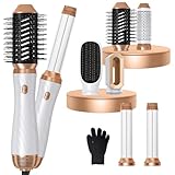 Air Styler set 6 in 1 Haarstyler mit 1000W Haartrockner, Rundbürste, Warmluftbürste, Föhnbürste,...