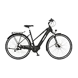 FISCHER E-Bike Trekking VIATOR 4.2i, Elektrofahrrad für Damen und Herren, RH 45 cm, Mittelmotor 80...
