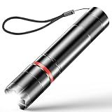 OUILA Taschenlampe LED Aufladbar, Extrem Hell Zoombares Taschenlampen mit 5 Lichtmodi und Langer...