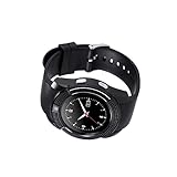 SUIOPPYUW Zink Legierung Smart Uhr 1,3 Zoll Runde Touch Screen 280mAh Push Nachricht Bluetooth...