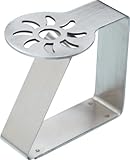 KitchenCraft Tischdeckenklammern, Satz von 4 selbstjustierenden Tischdeckenklammern aus Edelstahl...