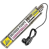 Sandverträgliche Tiefbrunnenpumpe 4Zoll 230V Brunnenpumpe Wasserpumpe Gartenpumpe Rohrpumpe...