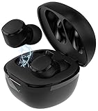 auvisio Kopfhörer ohne Kabel: In-Ear-Stereo-Headset mit Bluetooth 5, Ladebox, bis 22, Std....