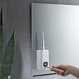 Gedy Seventy Zahnpastaspender, Weiß, matt