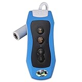 SuanQ 8GB MP3 Player Unterwasser Tauchen + Radio wasserdichte Kopfhörer Blau