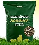 Organtic Sommerrasendünger 5kg, Hochwirksamer Dünger für sattgrünen Rasen, ideal bei...