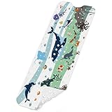 Badewannenmatten rutschfest Kinder，100% BPA frei,100x40cm，Antirutschmatte für...