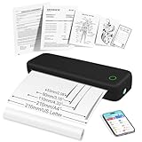 HNCY Thermodrucker A4 Wireless für Reisen, Tattoo Drucker Bluetooth, Tragbarer drucker Kompatibel...