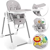 KIDIZ® 3in1 Hochstuhl Kinderhochstuhl inkl. Spielbügel, Babyliege, Kombihochstuhl Babyhochsitz,7...