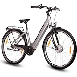 SAXONETTE E Bike Damen 28 Zoll mit Rücktrittbremse und nabenschaltung, Elektro Fahrrad Erwachsene...