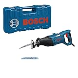 Bosch Professional Säbelsäge GSA 1100 E (Leistung 1100 Watt, inkl. 1x Säbelsägeblatt S 2345 X...