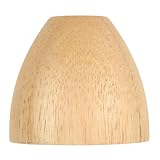 PAMINGONO Selbstgemacht Lampenfassung E27 aus Stabilem Gummibaum Holz Lampenfuß und Wand...