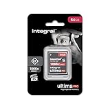 Integral 64GB Compact Flash Karte UDMA-7 1066x Speed VPG-65 160MB/s Lesen und 135MB/s Beschreiben...