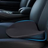 Ainiv Keilkissen Auto, Autositzkissen Keilkissen, Memory Foam Sitzkissen Auto, Schmerzlinderung,...