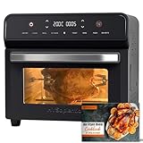 HYSapientia® 24L Heißluftfritteuse XXL mit LED-Touchscreen，8 Programme mini backofen mit umluft,...