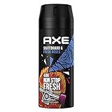 Axe Skateboard & Fresh Roses Bodyspray & Deodorant für 48h Schutz ohne Aluminiumsalze (1 x 150 ml)