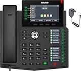 GEQUDIO IP Telefon GX7+ Set mit Netzteil Adapter - Fritzbox, Telekom kompatibel - Premium...