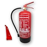 6kg Pulverlöscher, Feuerlöscher, Autolöscher, ABC Pulver, Pulver Feuerlöscher inkl. Halterung...