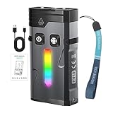 Keychain - USB -Fackel, Taschenlicht | 1100 LUMEN LEADE LED, magnetische Clip-On-Mini-Torch,...