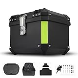 Top Case Motorrad, Topcase Universal für Motorrad, Kofferraum, zur Aufbewahrung von Helmen, Box...