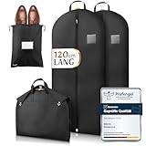 Bruce.® 2x Kleidersack Kurz 120x60 cm inkl. 1x Schuhbeutel – Hochwertige Kleiderhülle für...