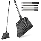 Masthome Besen mit Stiel,141 cm Straßenbesen,Gartenbesen Breite 35cm ,Effizient,Langlebig, Robuster...