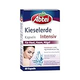 Abtei Kieselerde Intensiv Kapseln, 60 Stück, feste Nägel, schöne Haare, gesunde Haut und festes...