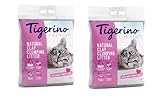 Tigerino Premium Katzenstreu, ergiebige Klumpstreu aus Naturton-Granulat: feinkörnig, schnelle und...