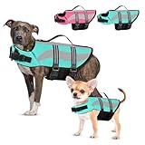 Petbank Schwimmweste Hund, Pet Schwimmweste, Verstellbare Hundeschwimmweste Hundeschutzweste mit...