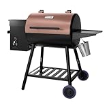 VEVOR Holzpelletgrill Smoker, 8 in 1 BBQ Grills für Outdoor Kochen, 456 Quadratzoll Kochbereich...