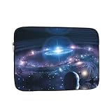 XLEWSIEU Laptop-Hülle mit Weltraumplaneten-Druck, schlankes und leichtes Design mit...