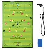 WISEPLAYERFC Taktiktafel Fußball für Fußballtrainer-Magnetische Taktikmappe für Fussball mit...