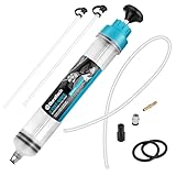 DURATECH 500 ml Ölabsaugpumpe, Ölabsaugspritze, Ölspritze, Flüssigkeitsabsauger mit 2...