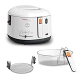 Tefal FF1631 Fritteuse Filtra One | 1.900 W | Kapazität 1,2 Kg | Clean-Oil-System | Auffangsieb...