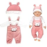 Kleidung Outfits für Baby Puppen,Kleidung Puppenkleidung 35-43 cm,Baby Puppensachen puppenzubehör...