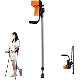 JXYQ Klappbare Unterarmgehstützen, tragbar und verstellbar bei Beinverletzungen, ideal zur...