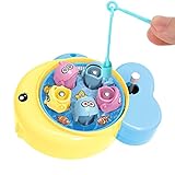 hanwen Angelspiel - Angeln für Kinder fangen,Fischfang Uhrwerk Vorschule Brettspiele Spielzeug...