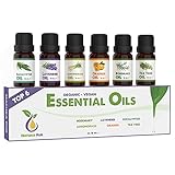 Ätherische Öle Set BIO - 100% naturrein, vegan - Duftöle für Diffuser - Aromaöle für...