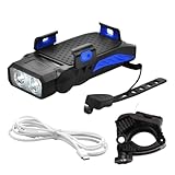 ETUCYNG Fahrradbeleuchtung mit Handyhalterung – Beleuchtung für Fahrrad, integrierte...