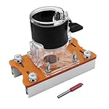 2-In-1 Oberfräse Grundplatte, Aluminiumlegierung Kantenfräse Grundplatte, Oberfräsen Grundplatte...