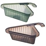 SEABABOO 2PCS Abflusskorb Für Küchenspüle 20.5x25x8cm Abflusskorb Spülbecken Dreieckiger...