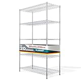 KARAT Metallregal dekoratives & Robustes Lagerregal, Kellerregal für Bad, Küche, Büro, Wohn- und...