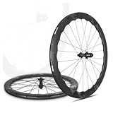 Karbonfaser-Rennrad-Räder, Scheibenbremse kompatibel mit 8-12-Gang-Kassette, ideal für...