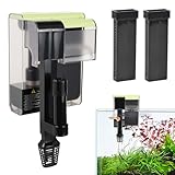 Focenat Aquarienfilter, 4-in-1 Außenfilter mit UV Sterilisator, 450L/H Hängefilter für 10-100L...