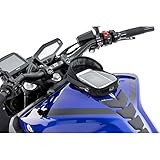 QBag Tankrucksack Motorrad mit Magnet Tanktasche 14, für Smartphone/Navi, Schwarz