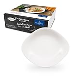 Villeroy & Boch - Vapiano Pastateller Set 2 Teilig, Pastateller Groß Tief Weiß, Nudelteller,...