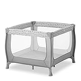 Hauck Laufstall Baby Sleep N Play SQ 90 x 90 cm, Laufgitter Baby ab Geburt bis 15 kg, Kompakt...