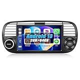 [2+64GB] Auometo Android 13 CarPlay Android Auto Mirrorlink Autoradio für FIAT 500 2007-2015,7 Zoll...