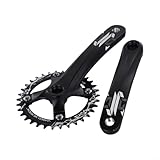 Vierkant-Kegel-Kurbelgarnitur mit schmaler breiter Zahnung, 104BCD-Kettenblatt für Mountainbikes...