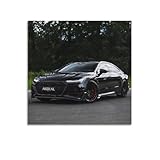 OKNGB V8 Supercars Poster RS7-R ABT Widebody Race Poster, dekorative Malerei, Leinwand, Wandposter...